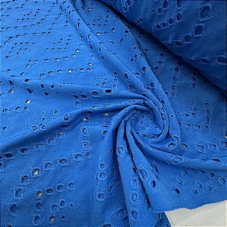 Malha Laise Azul Cobalto