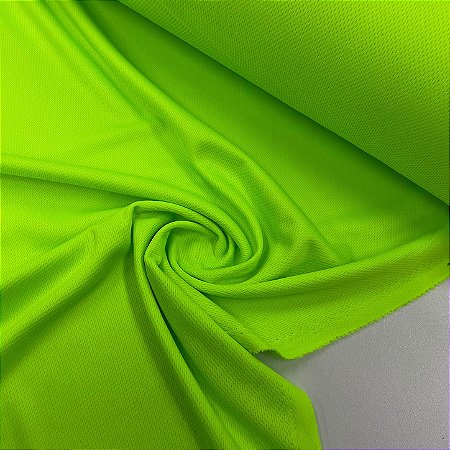 Malha Dry Fit Olympic Furinhos Verde Neon