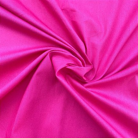 Crepe Bubble Liso Rosa Pink - A Catarinense Tecidos