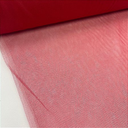 Tule Liso Vermelho Rubi
