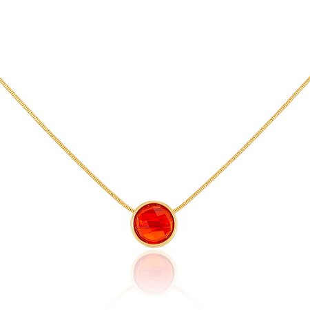 Colar Bouquet 260 Ouro Cristal Tulipa