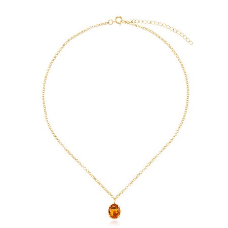 Colar 421 Ouro Color Amarelo