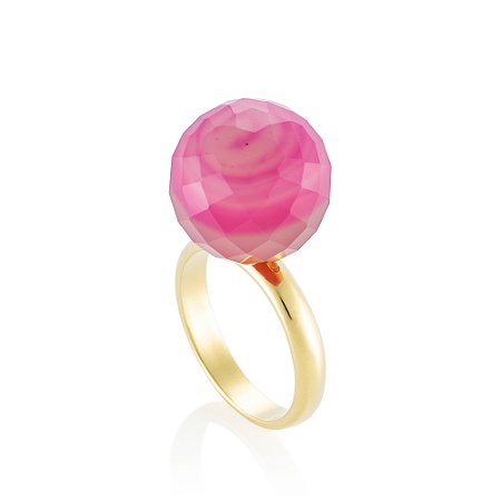 Anel Bubble Ouro Bisou