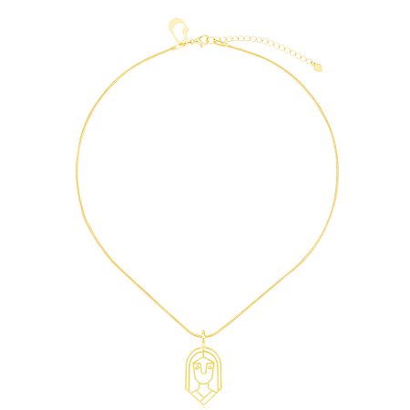 Pingente Astro Virgem 430 Ouro