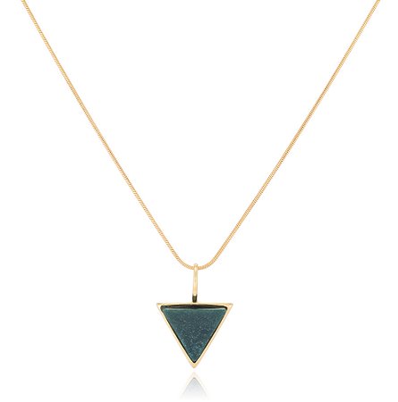 Pingente Barney Grande 449 Ouro Quartzo Verde