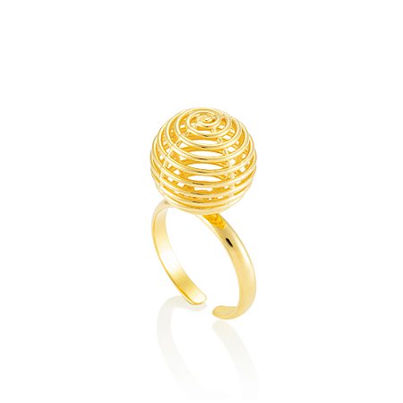 Anel Bubble Ar 530 Ouro