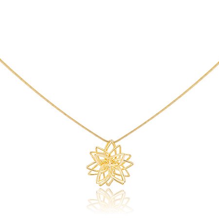Pingente Lótus 496 Ouro