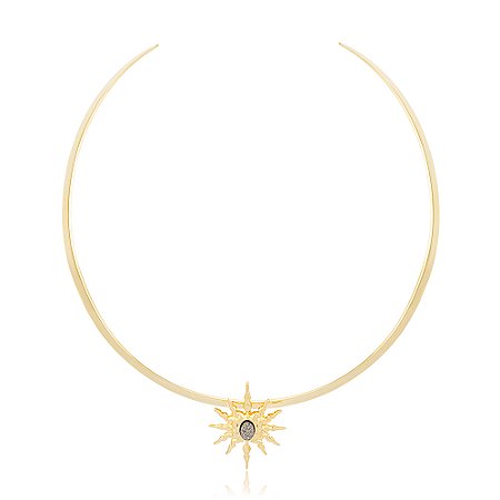 Pingente Wat Rong 497 Ouro Drusa