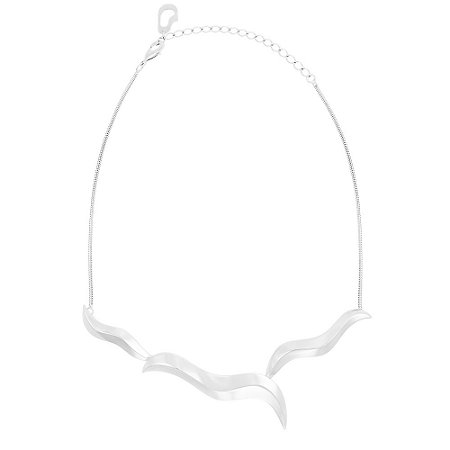 Colar Algas 470 Ródio