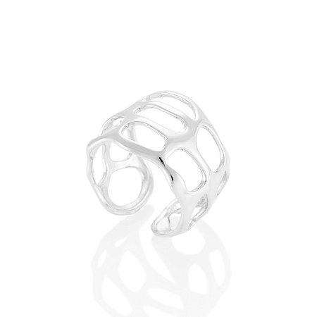 Anel Esponja Grosso 595 Ródio