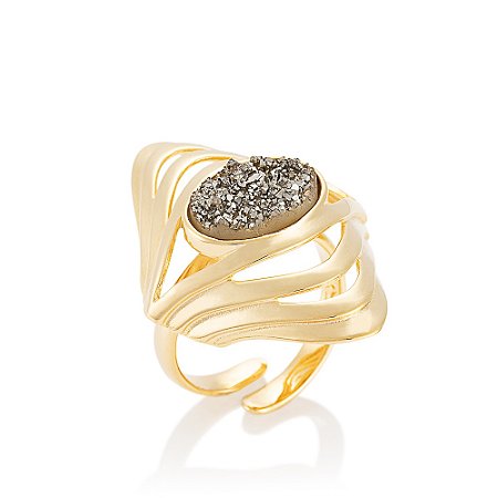 Anel Ventos 605 Ouro Drusa