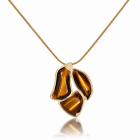 Pingente Vessel 516 Ouro Olho de Tigre