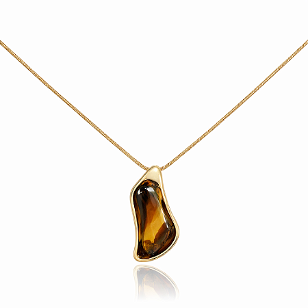 Pingente Plex 517 Ouro Olho de Tigre
