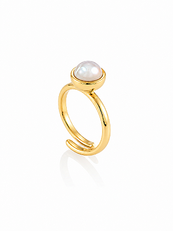 Anel Bubble Moon 527 Ouro Madreperola