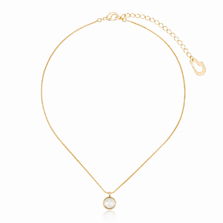Pingente Bubble Moon 454 Ouro Madreperola