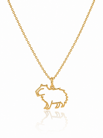 Pingente Capivara Dora 528 Ouro