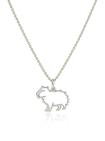 Pingente Capivara Dora 528 Ródio