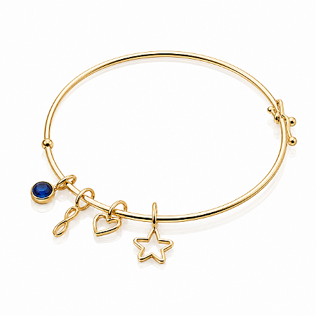 Pulseira Isah 352 com mini pingentes