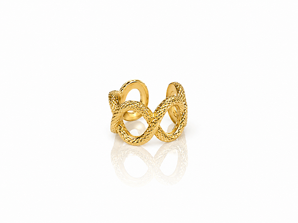 Anel 628 Górgona Ouro