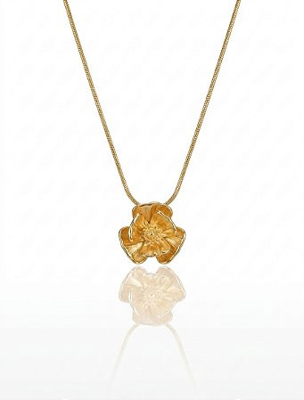 Pingente 537 Papoula Ouro