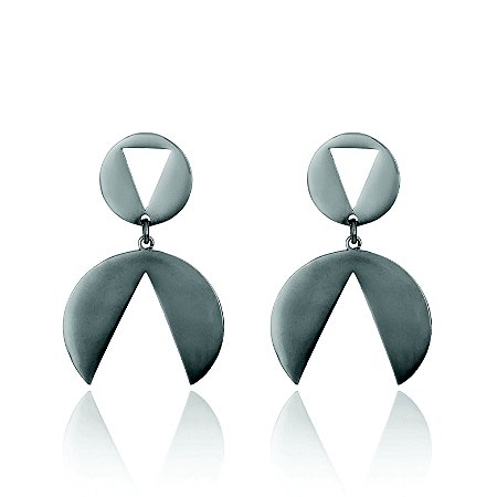 Brinco Neoconcreto 856 Ródio Negro