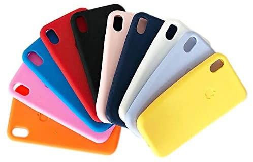 CAPA IPHONE XR SILICONE LOGO MAÇA APPLE