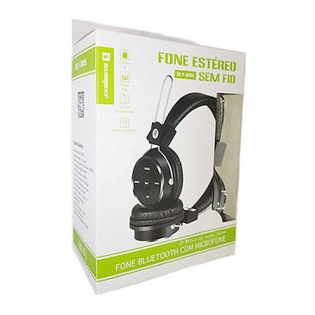 FONE DE OUVIDO ESTÉREO SUMEXR SLY-B05 SEM FIO - PRETO - CM SHOP -  Distribuidora de Peças para Celular