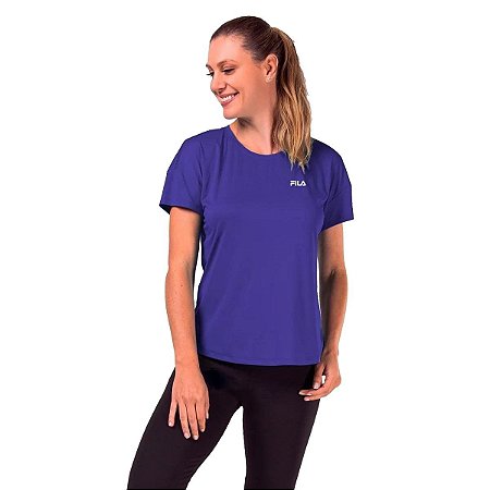 Camiseta Fila Basic Sports Azul Nautico Carreiros Sports