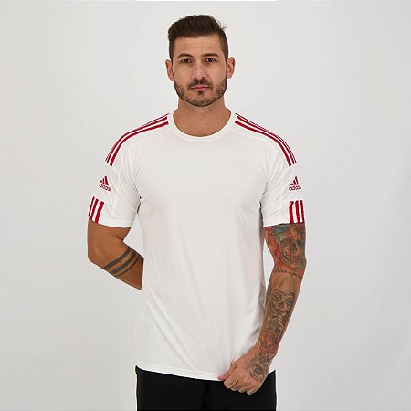 Camiseta adidas Squadra 21 Branca E Vermelha