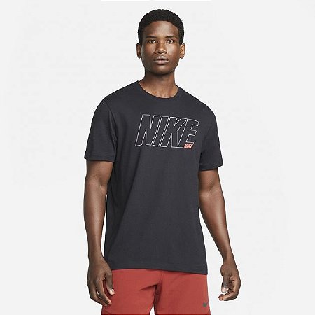 Camiseta Nike Sportswear Swoosh Masculino Preto