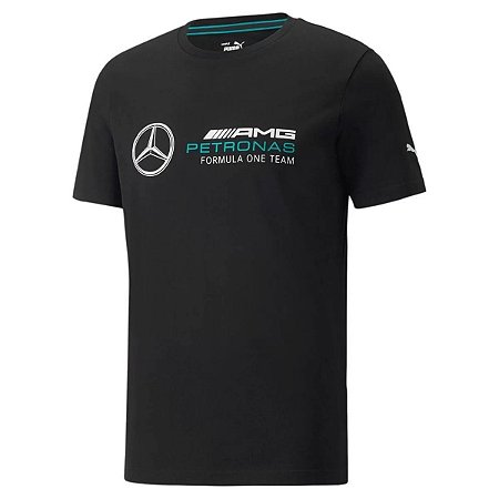 Camiseta Mercedes Puma MAPF1 5342290 - Preto