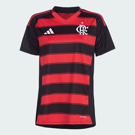 Camisa Flamengo I Adidas 25/26 Fem