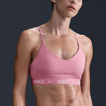 Top Nike Indy Feminino Rose
