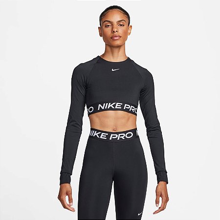 Camiseta Nike Pro 365 Cropped Feminina