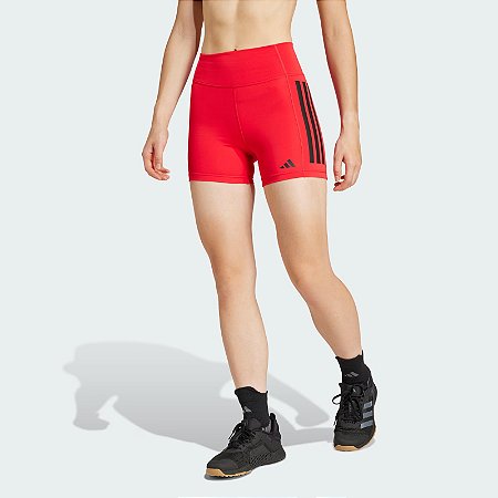 Shorts Adidas Optime Três Listras 1/4 W VM/PT