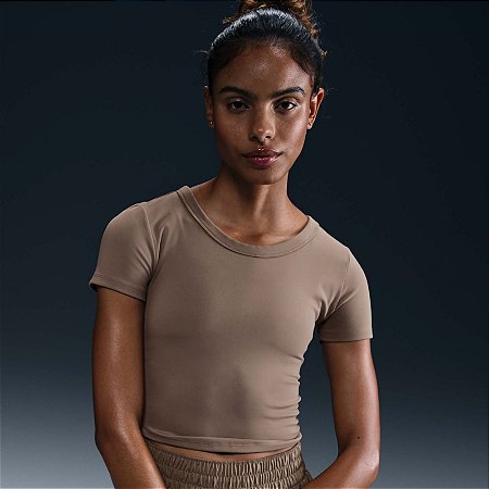 Camisa Nike Dri-FIT One Cropped Feminina