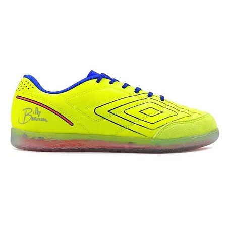 Tenis Futsal Umbro BR Futsal - Amarelo+Azul