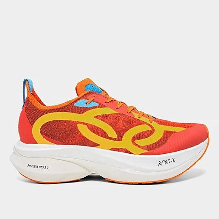 Tênis Olympikus Corre Grafeno 3 - Vermelho+Laranja