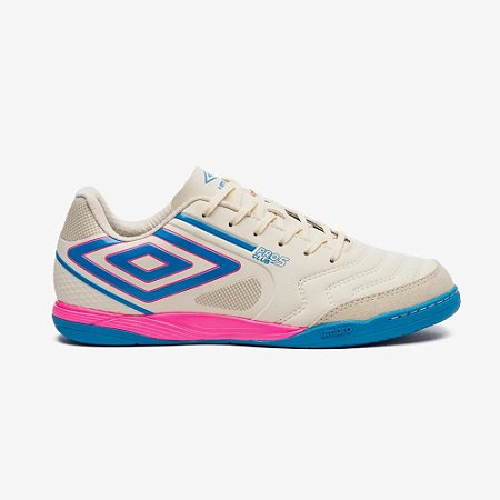 Tenis Futsal Umbro Pro 5 Bump Club Bege/Pink