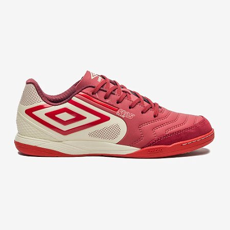 Tenis Futsal Umbro Pro 5 Bump Club Vinho/Bege