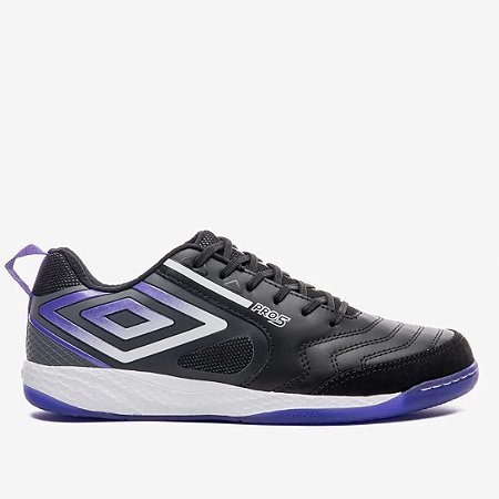 Tenis Futsal Umbro Pro 5 Bump Preto/Roxo