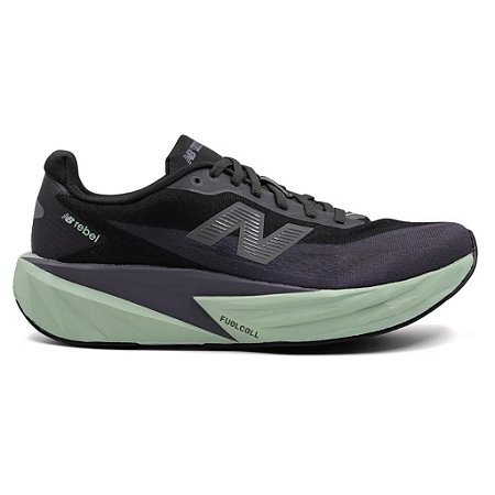 Tênis Masculino New Balance Fuelcell Rebel V5 Preto/Graf/Verde