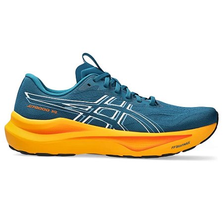Tênis ASICS GT-2000 14 - Masculino - Azul/Laranja