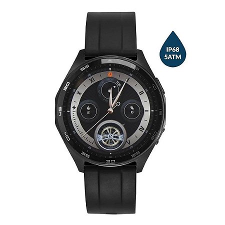 Relógio Seculus Smart Pro Smartwatch - GPS - Preto