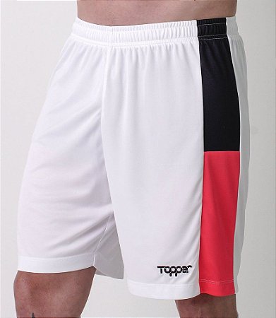 Calção de Futebol Topper Dominator Masculino Branco