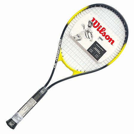 Raquete Tenis Wilson Energy Xl 2017 - Preto+Amarelo