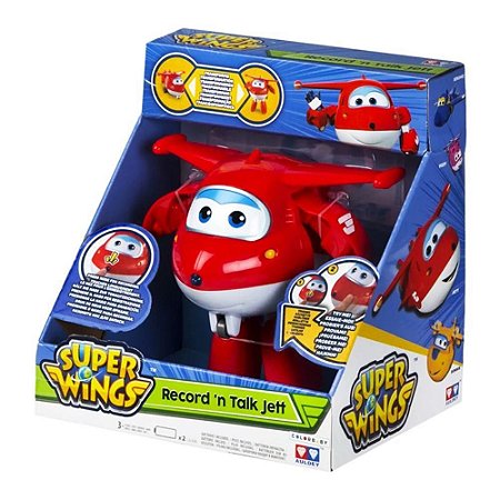Boneco super wings jett grava e fala Clearance