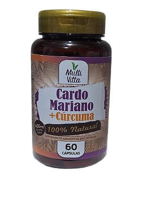 Cardo Mariano + Cúrcuma 60 cp 700mg