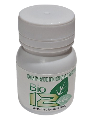 Composto De Ervas Naturais Bio 12  Frasco com  15 Caps
