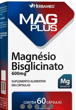Magnésio Bisglicinato 600mg 60 cp